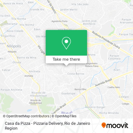 Casa da Pizza - Pizzaria Delivery map