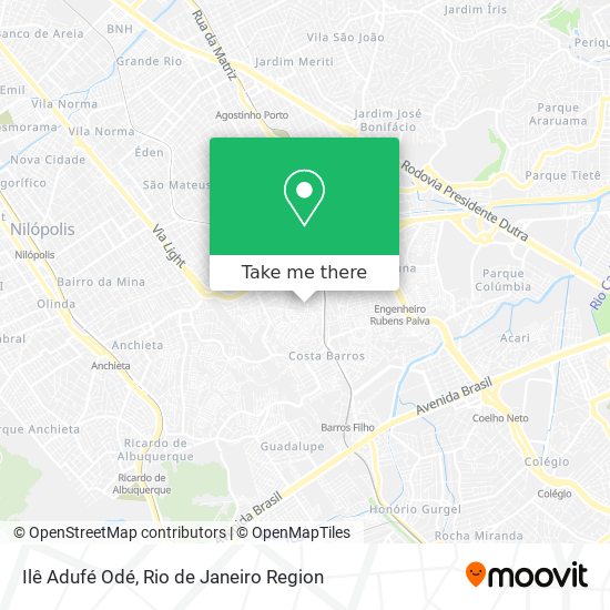 Ilê Adufé Odé map