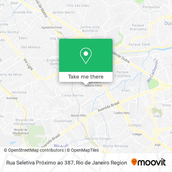Rua Seletiva Próximo ao 387 map