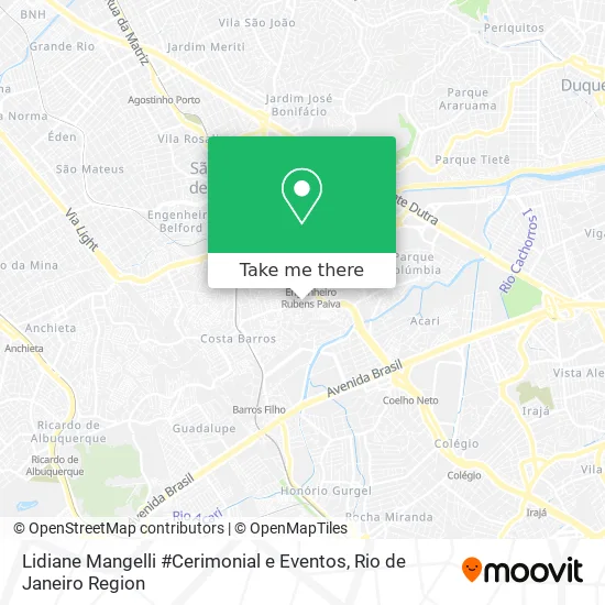 Lidiane Mangelli #Cerimonial e Eventos map