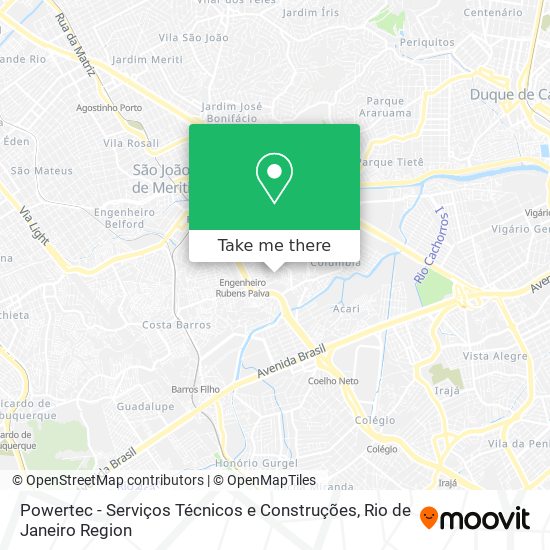 Powertec - Serviços Técnicos e Construções map