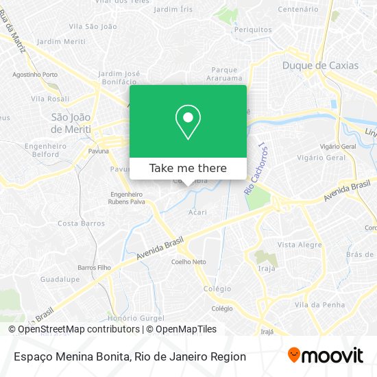 Espaço Menina Bonita map