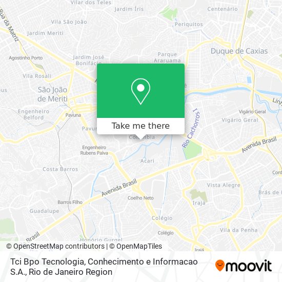 Mapa Tci Bpo Tecnologia, Conhecimento e Informacao S.A.