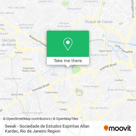 Mapa Seeak - Sociedade de Estudos Espíritas Allan Kardec