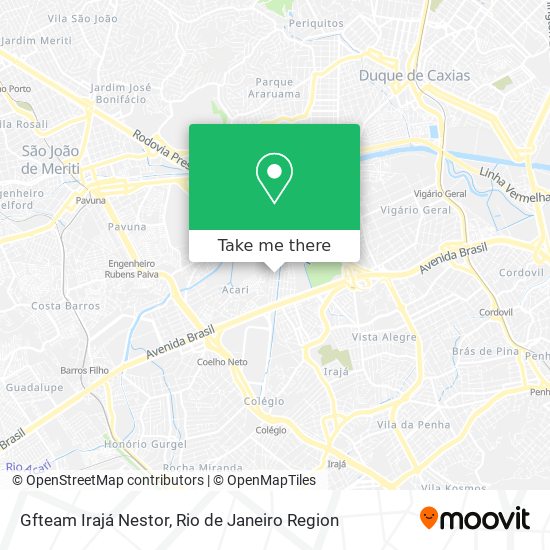 Gfteam Irajá Nestor map