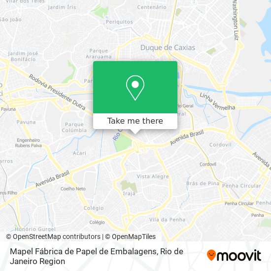 Mapel Fábrica de Papel de Embalagens map