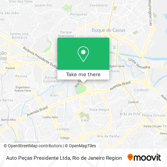 Auto Peças Presidente Ltda map