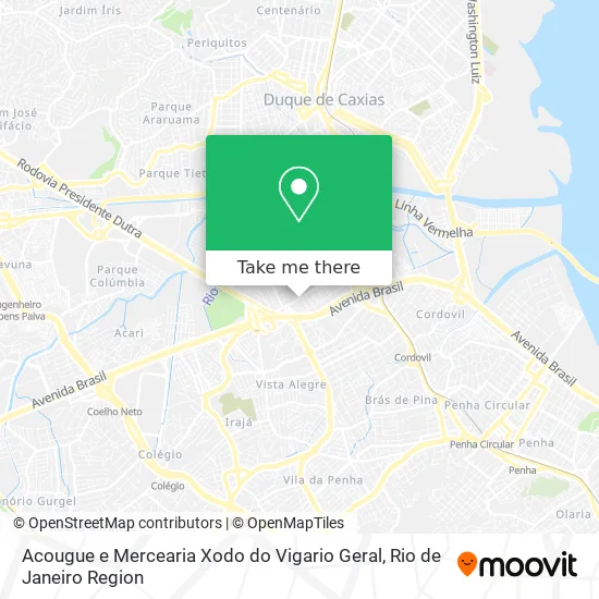 Acougue e Mercearia Xodo do Vigario Geral map