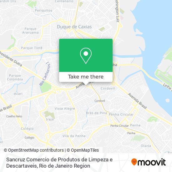 Mapa Sancruz Comercio de Produtos de Limpeza e Descartaveis