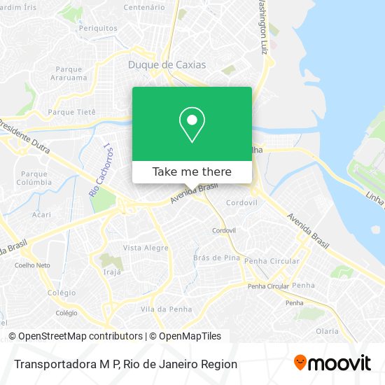 Transportadora M P map