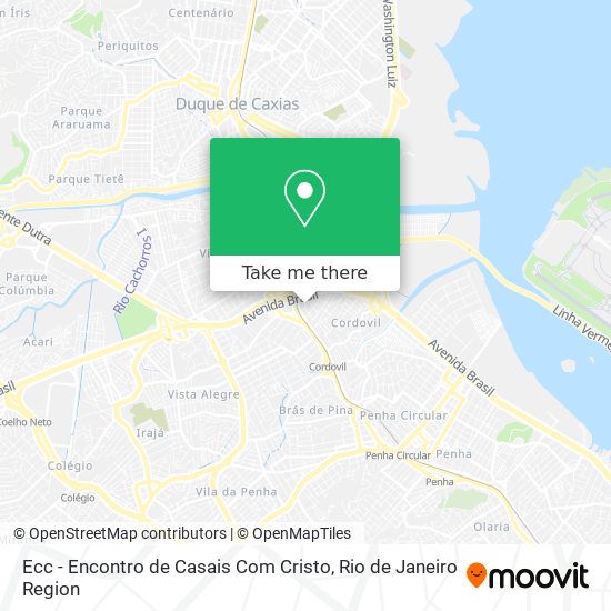 Ecc - Encontro de Casais Com Cristo map