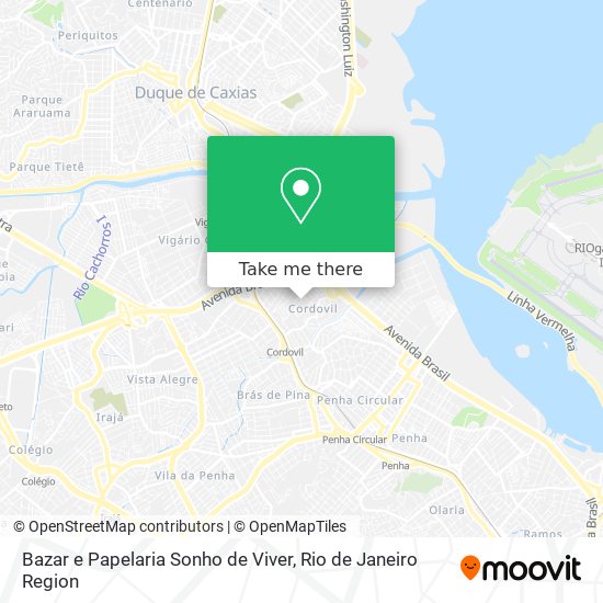Bazar e Papelaria Sonho de Viver map