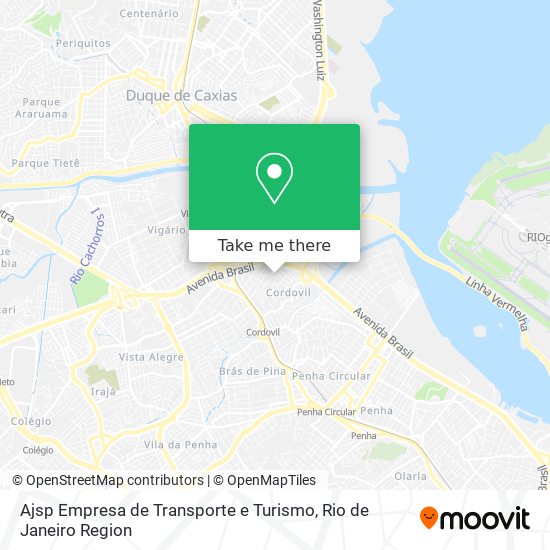 Ajsp Empresa de Transporte e Turismo map