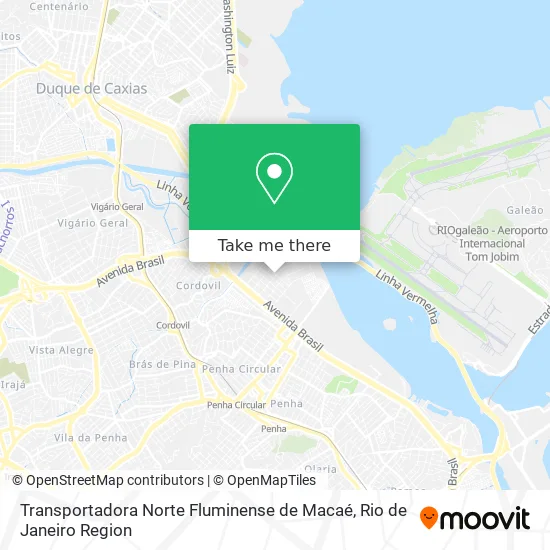 Transportadora Norte Fluminense de Macaé map