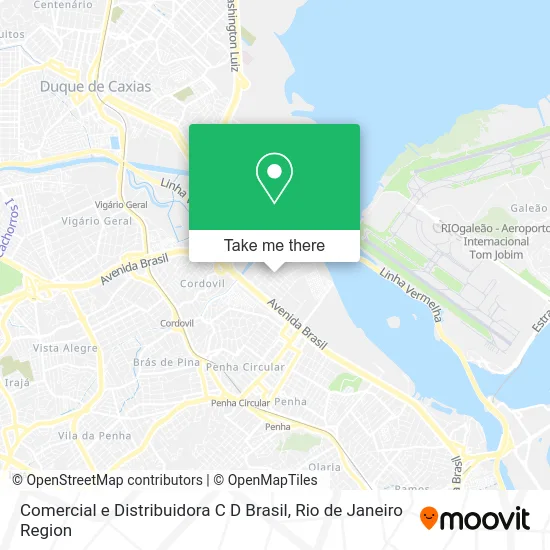 Comercial e Distribuidora C D Brasil map