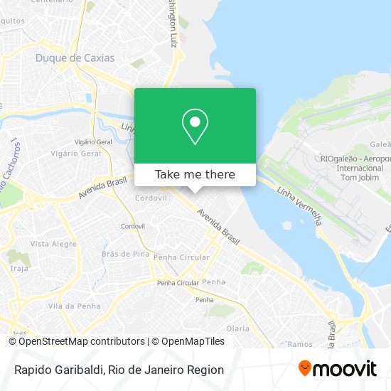 Rapido Garibaldi map