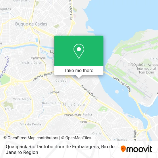 Qualipack Rio Distribuidora de Embalagens map