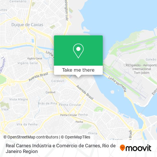Real Carnes Indústria e Comércio de Carnes map