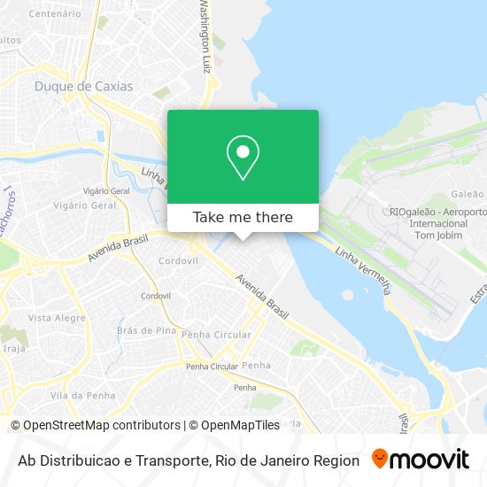 Ab Distribuicao e Transporte map