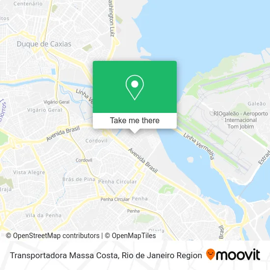 Transportadora Massa Costa map