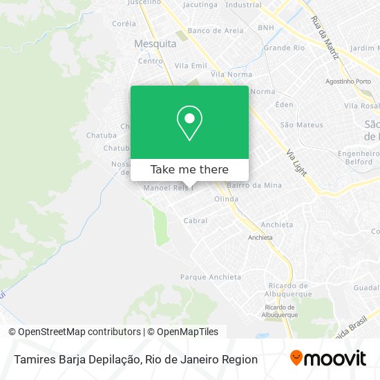 Tamires Barja Depilação map