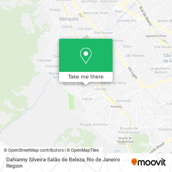 Dahianny Silveira-Salão de Beleza map