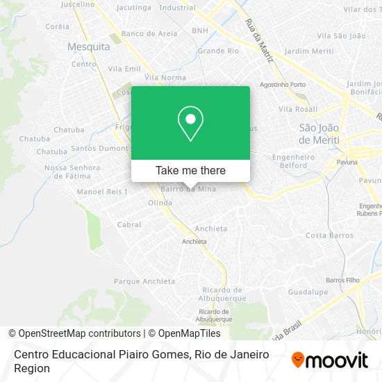 Centro Educacional Piairo Gomes map