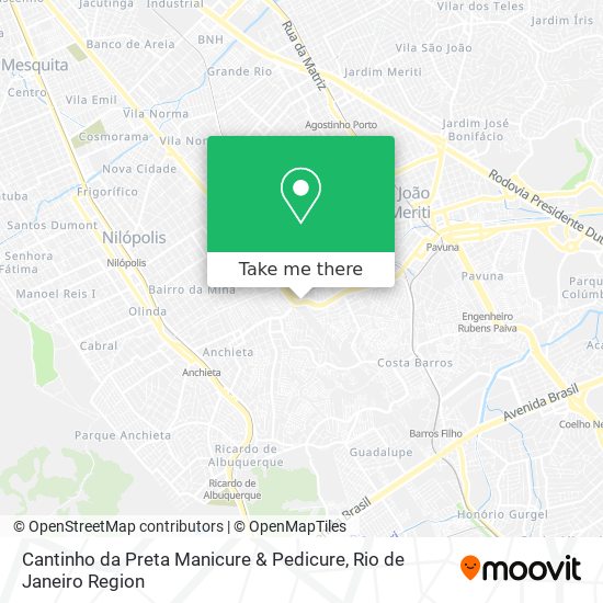Cantinho da Preta Manicure & Pedicure map