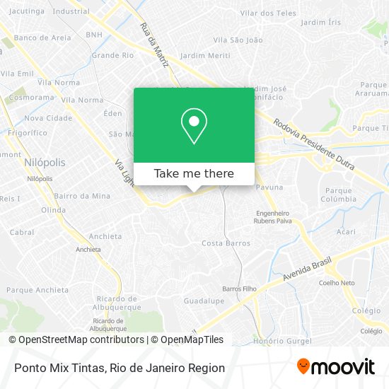 Mapa Ponto Mix Tintas