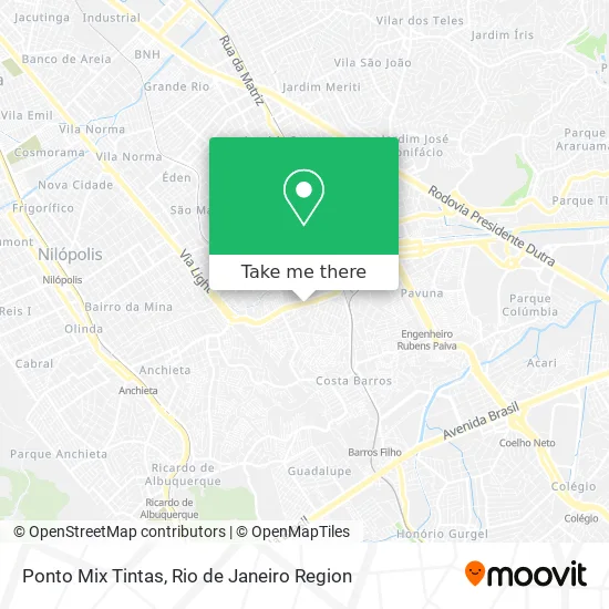 Ponto Mix Tintas map