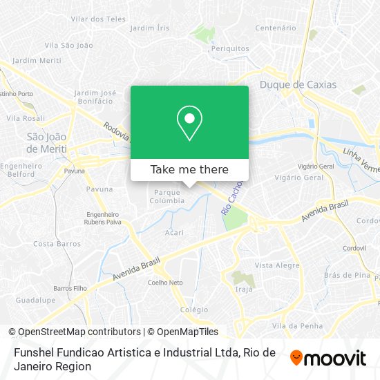 Funshel Fundicao Artistica e Industrial Ltda map