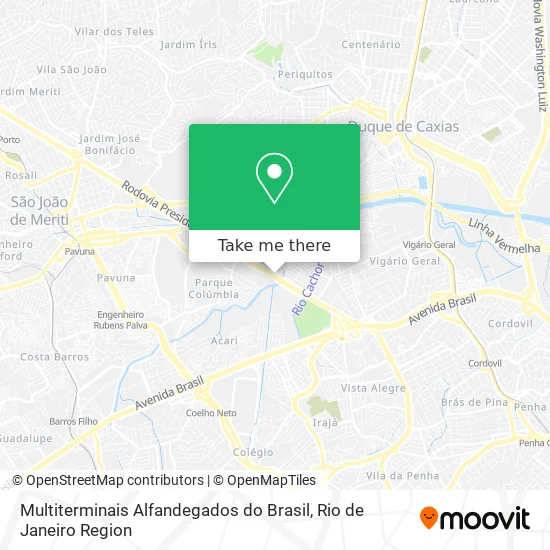Multiterminais Alfandegados do Brasil map