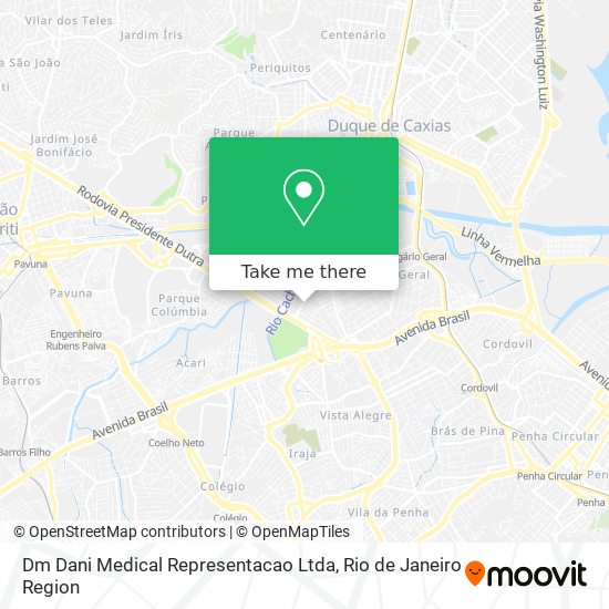 Dm Dani Medical Representacao Ltda map