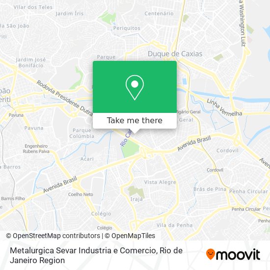 Metalurgica Sevar Industria e Comercio map