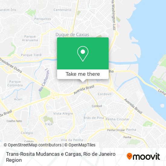 Trans-Rosita Mudancas e Cargas map