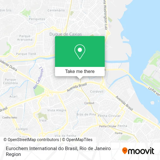 Eurochem International do Brasil map