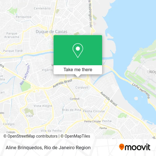 Aline Brinquedos map