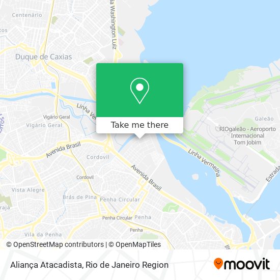 Aliança Atacadista map
