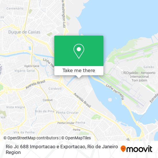 Rio Jc 688 Importacao e Exportacao map