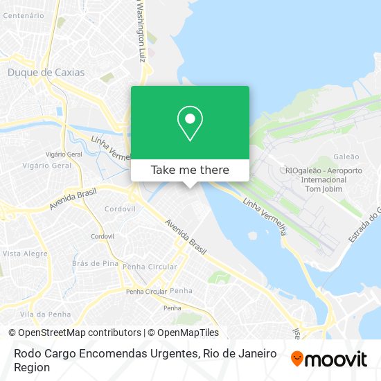 Rodo Cargo Encomendas Urgentes map