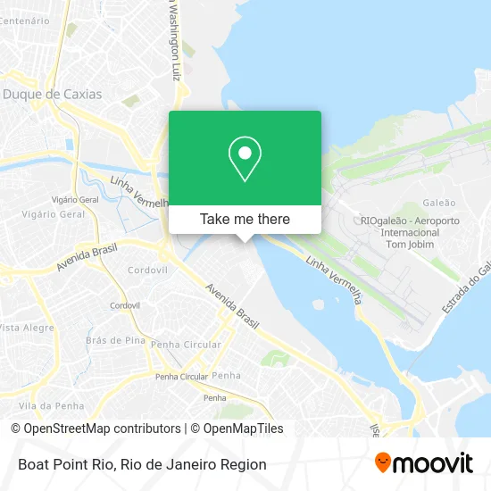 Boat Point Rio map