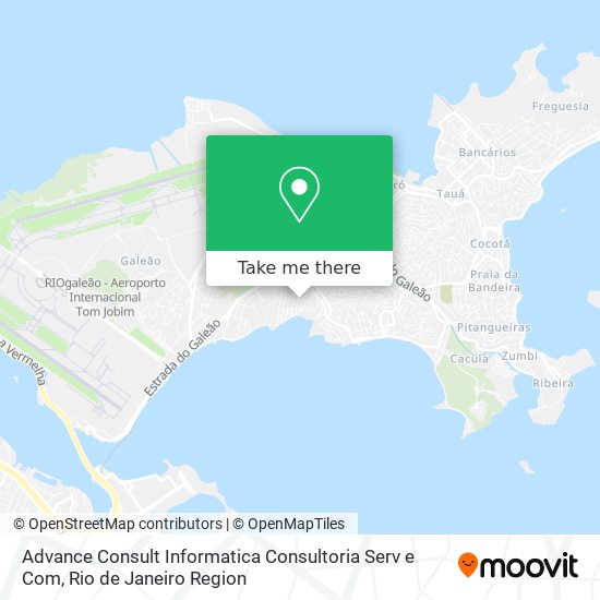 Mapa Advance Consult Informatica Consultoria Serv e Com