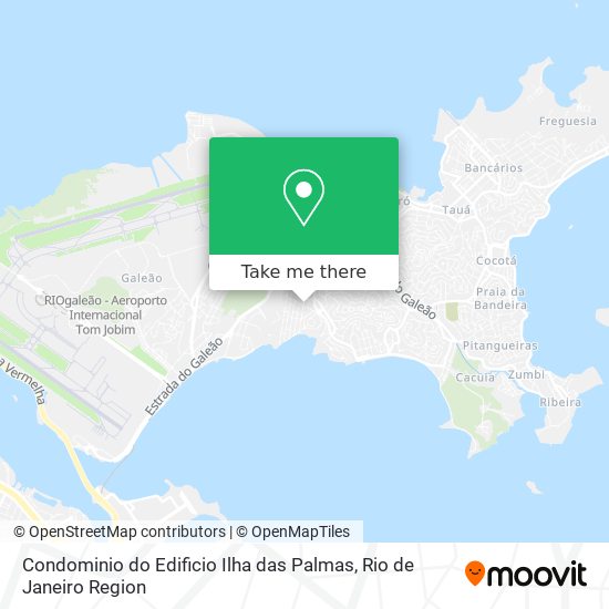 Mapa Condominio do Edificio Ilha das Palmas