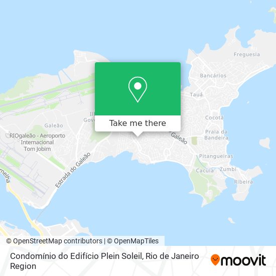 Mapa Condomínio do Edifício Plein Soleil