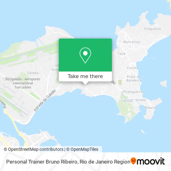 Personal Trainer Bruno Ribeiro map