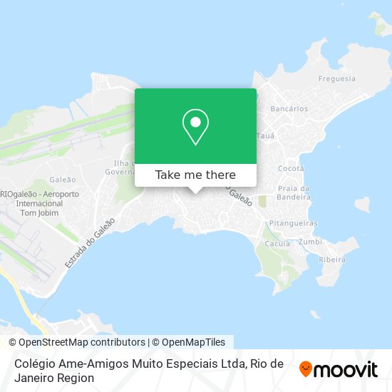 Mapa Colégio Ame-Amigos Muito Especiais Ltda