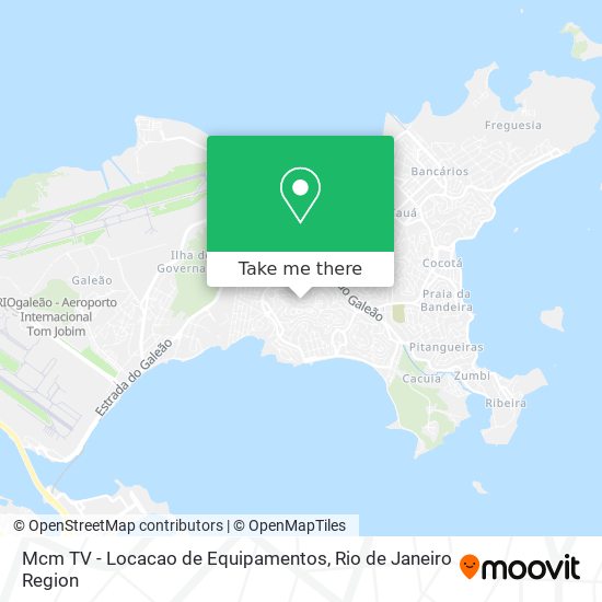 Mapa Mcm TV - Locacao de Equipamentos