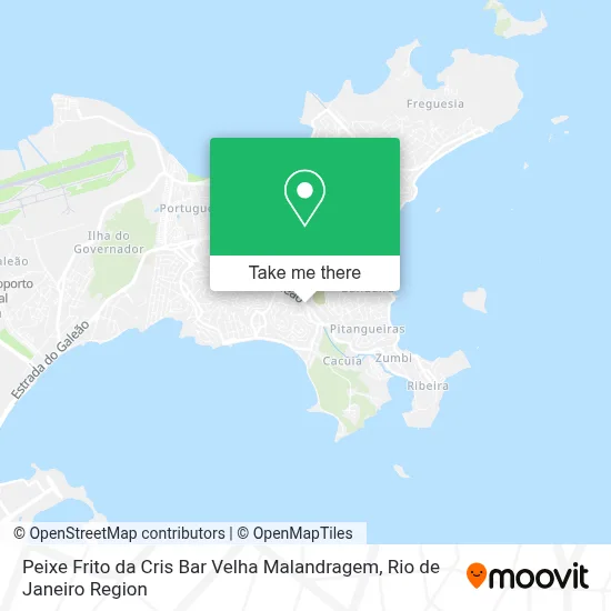 Peixe Frito da Cris Bar Velha Malandragem map