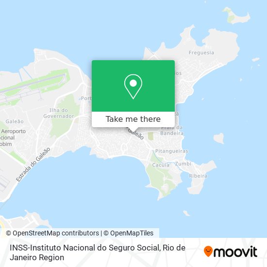 INSS-Instituto Nacional do Seguro Social map