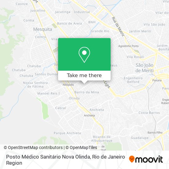 Posto Médico Sanitário Nova Olinda map